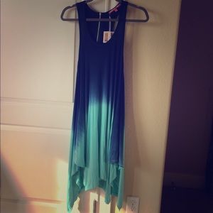 Ambré blue sun dress 🌼